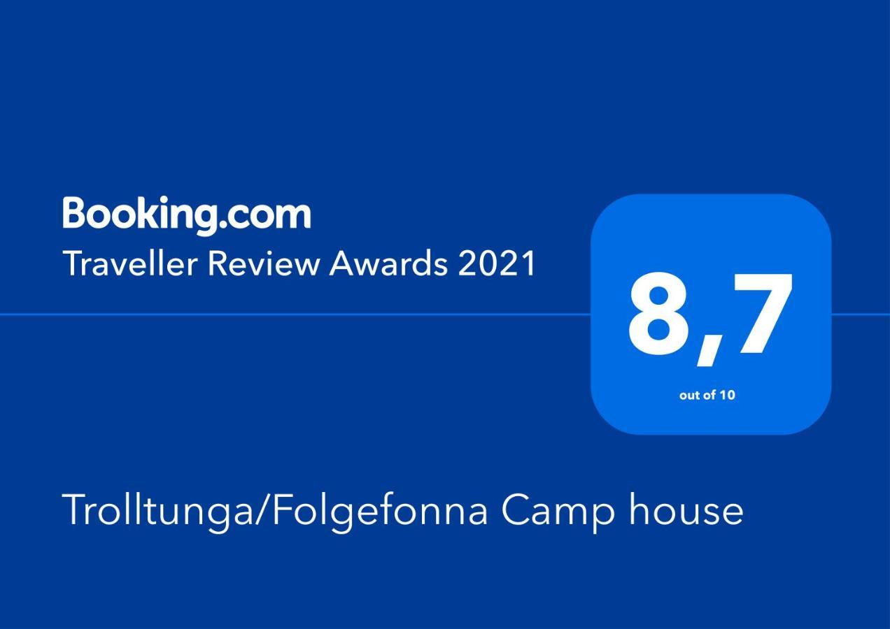 Trolltunga/Folgefonna Camp House Villa Jondal Buitenkant foto